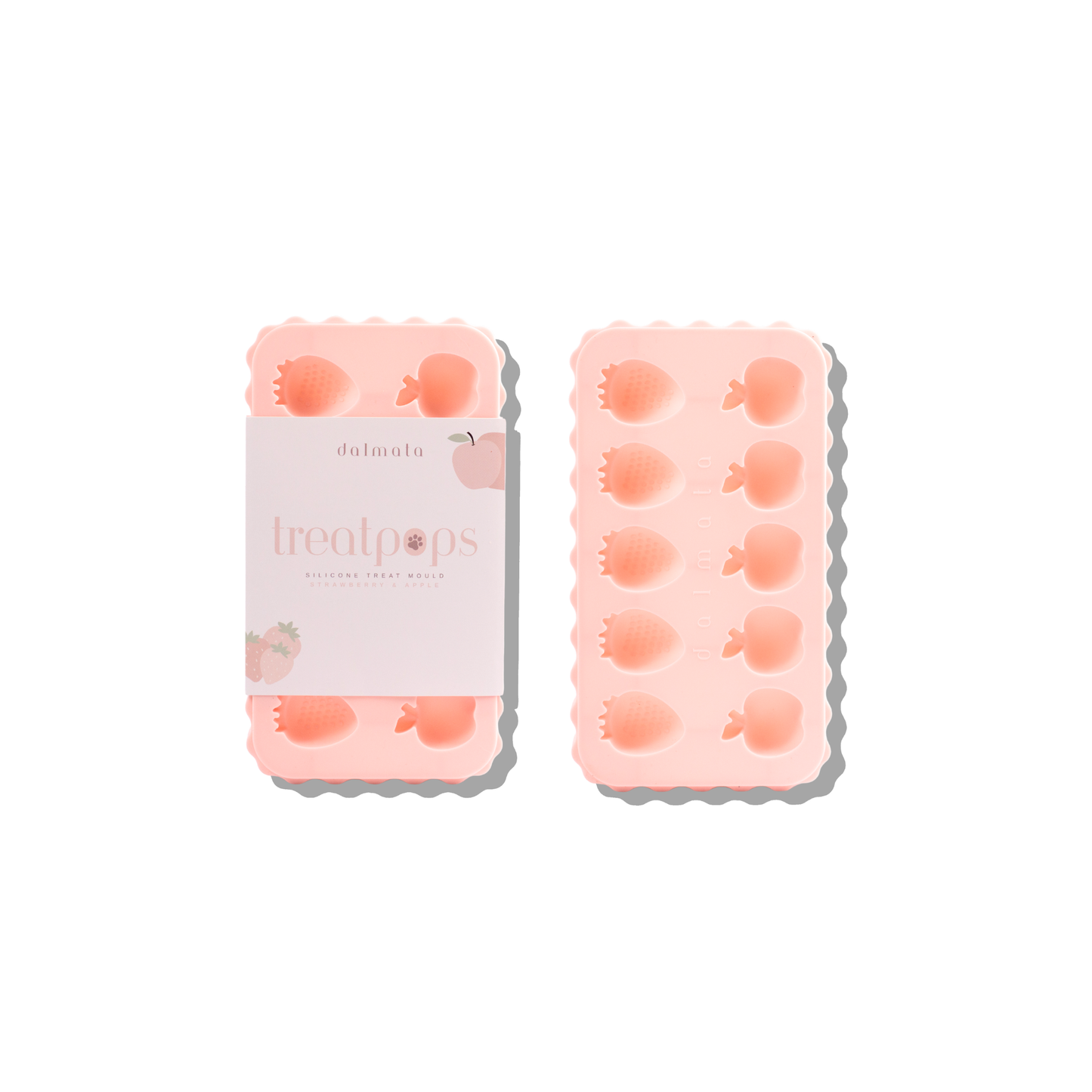 Strawberry & Apple Baby Pink Silicone Mould